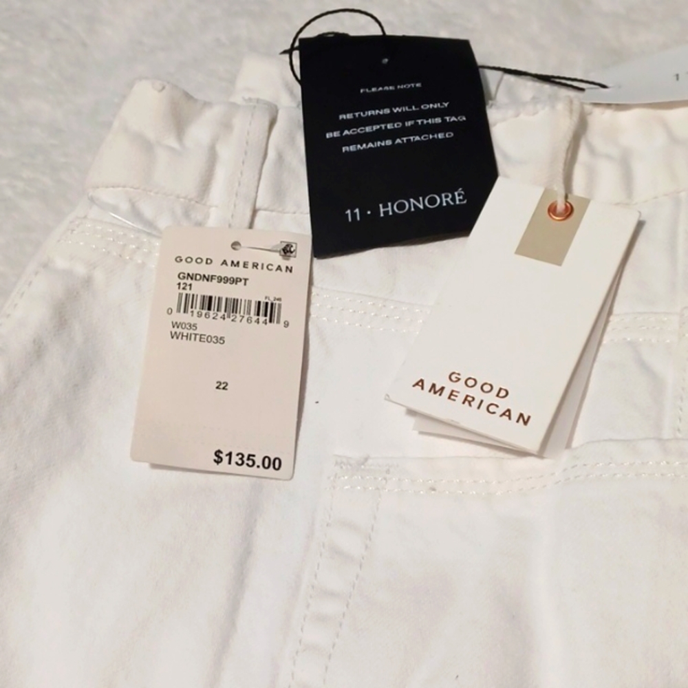Women's White Jeans - Picture 4 of 7